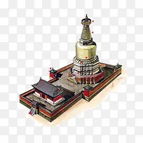 古寺庙建筑