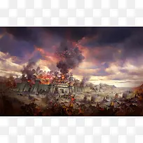战争城堡游戏原画