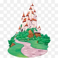 卡通森林城堡童话城堡