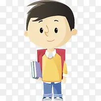 卡通小男孩人物