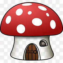 蘑菇房子门窗