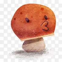 卡通食材蘑菇