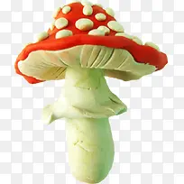 卡通红色蘑菇