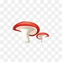 蘑菇 可爱 卡通 彩色