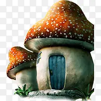 蘑菇型的小房子