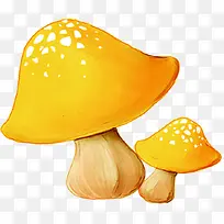 黄色蘑菇造型设计