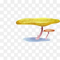 蘑菇卡通素材黄色
