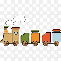 卡通儿童玩具火车