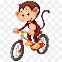 骑车的小猴
