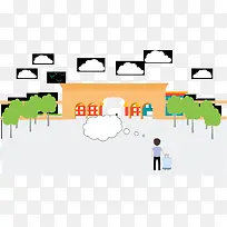 卡通学校