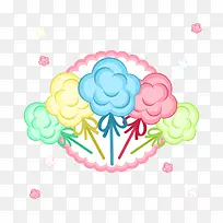 矢量棉花糖