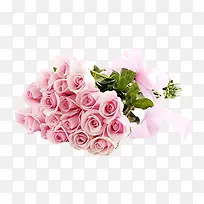 粉色浪漫玫瑰花花束