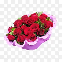 一束红色玫瑰花