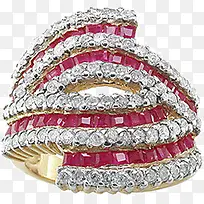 钻石装饰戒指