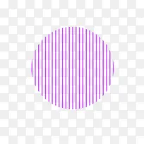 紫色简约线条圆圈效果元素