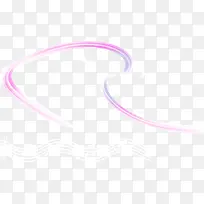 紫色漂浮丝线
