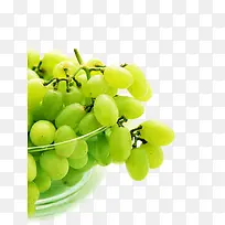清新绿色新鲜葡萄