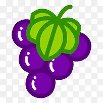 卡通水果维生素营养葡萄