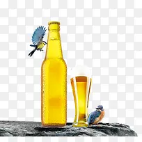 夏天啤酒素材