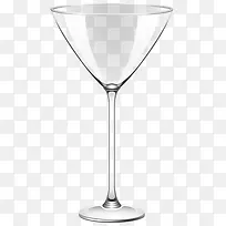 透明鸡尾酒杯免抠素材