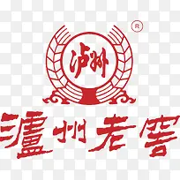 泸州老酒白酒logo设计