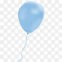 手绘蓝色高清气球