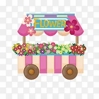 卖花的车