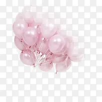 粉色浪漫气球