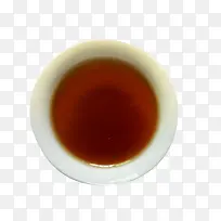 白瓷碗中的褐色液体素材