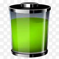 绿色液体罐子