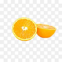 切开的橙子装饰