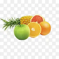 菠萝苹果橙子柚子水果