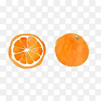 橘色橙子
