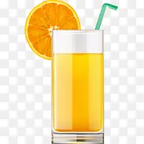 橙子果汁素材