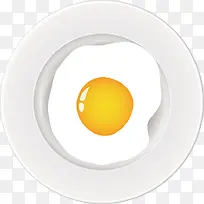 卡通美食餐饮煎蛋