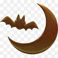金属蝙蝠月亮