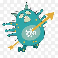 卡通螨虫