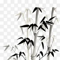 竹子图案竹叶图片素材 水墨竹子