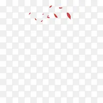 花瓣漂浮