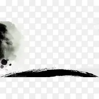 手绘中国墨迹