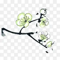 中国风画梅