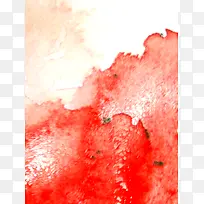 橘红国画渲染背景