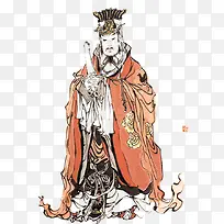 传统国画人物