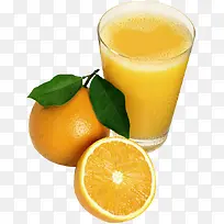 新鲜橙汁素材