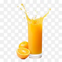 实拍橙汁