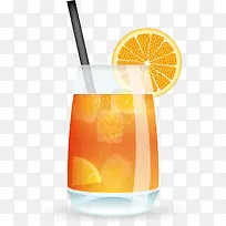 矢量橙汁