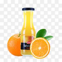橙汁甜橙叶子