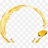 黄色果汁圆环