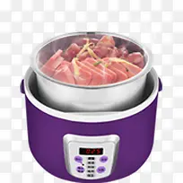 紫色肉片美食食物电器