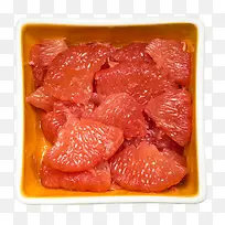 红色柚子肉